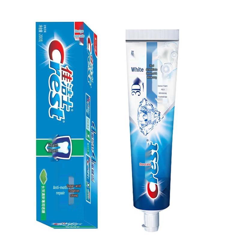 Crest Anti-Cavity & 3D White Toothpaste Duo Pack