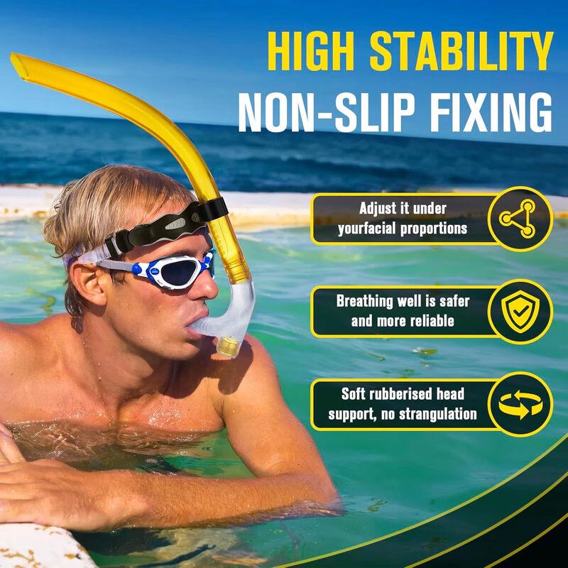 KND Professional Full-Wet Silicone Front Swim Snorkel