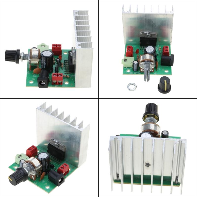 Professional 14W Amplifier Board DX-7266 Low Noise Operation TDA7266 DC12V 2A Finished Power Amplifier Board 2CH