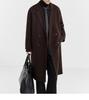 Men's Long Wool/Down Lapel Winter Coat