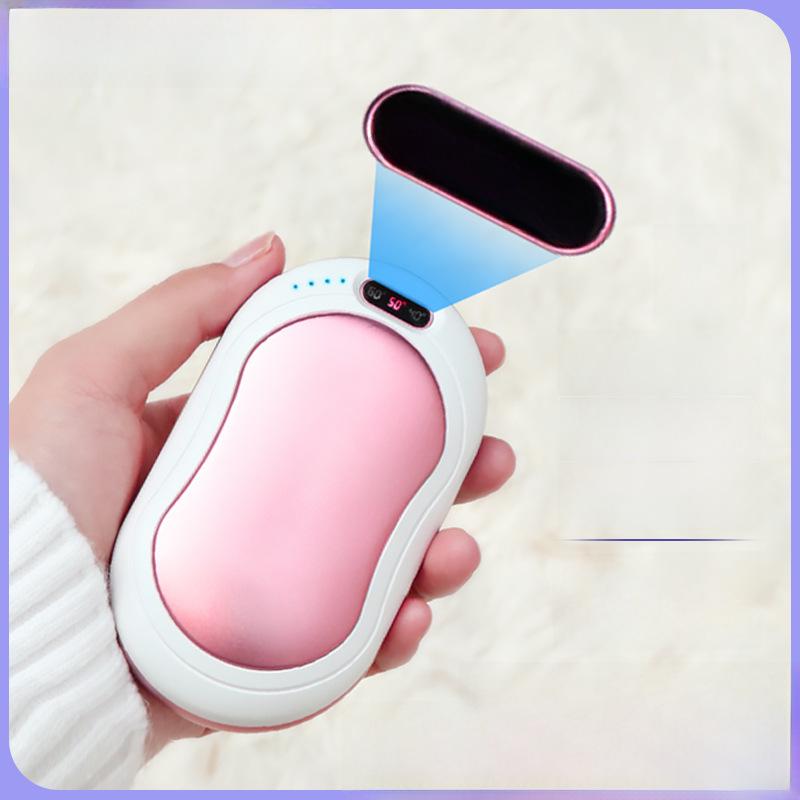 2-in-1 USB Power Bank & Hand Warmer with Heating & Vibration Massage
