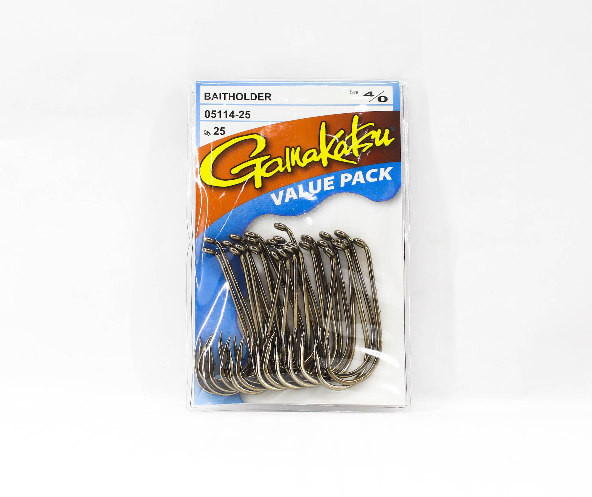 

Gamakatsu Baitholder Value Pack Size 4/0, 25 шт. в упаковке (2490)