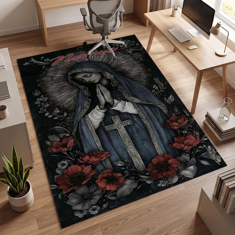 Dark Gothic (37) Personalized Name Office Carpet Stylish Decor for Living Room Bedroom Kitchen