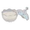 Crystal Glass Jar 400g White Crystal Degaussing Bowl Elegant Exquisite Candy Jewelry Container with