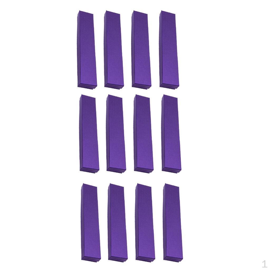 12 Pcs Carton Jewelry Rectangular Storage Box Case Anniversary Women'