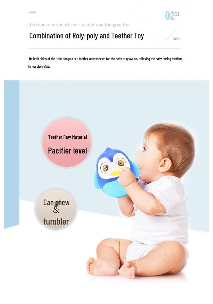 Huang'er Large Roly-Poly Toy for Babies 0-12 Months - Early Educational Fun for Toddlers