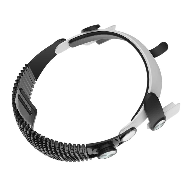 

Comfortable Adjustable VR Headband For VR Glasses Enhances Ventilated Design And Soft Silicone Material чорний