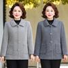 Wide Mrs. Autumn Clothing Lapel Woolen Top Women's Clothing Woolen Jacket Clothes