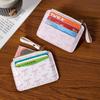 Bow Card Bag Small Card Bag Women's Card Cover Anti-degaussing Zipper Change Bag