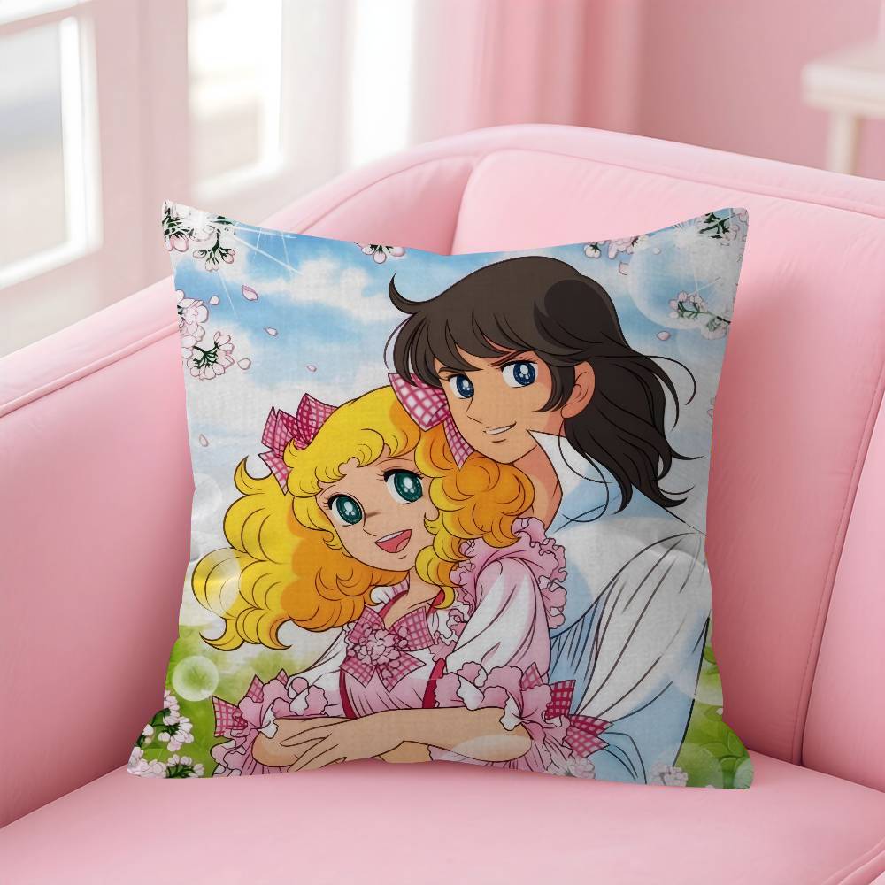

Anime Ccandy cute Candy Cushion Cover Inches Farmhouse Decor Home Throw Pillow Covers for Couch Decorations 30x30 cm