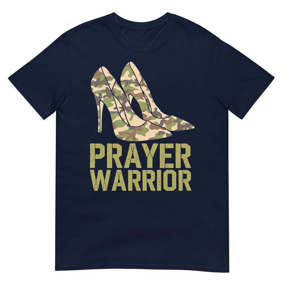 Prayer Warrior Camouflage High Heels Military TShirt S