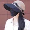 2025 Sunscreen Visor Children Summer Quick Drying Hollowed Breathable Eaves Empty Top Beach Face Bucket Hat