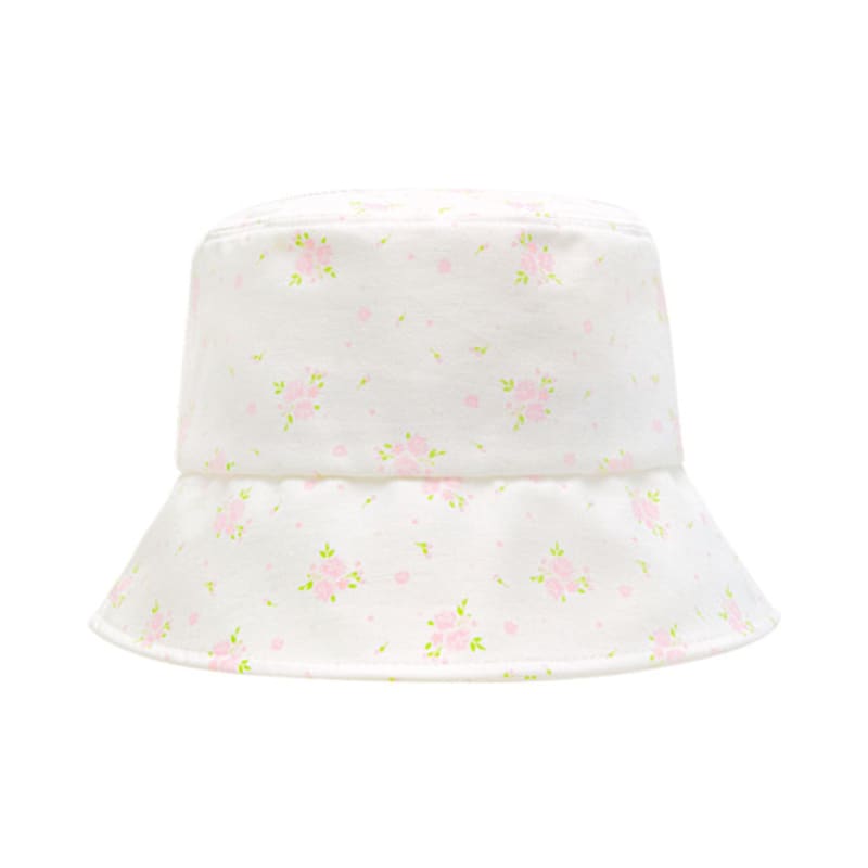 Margarin fingers FLORAL BUCKET HAT (HELL-PINK)
