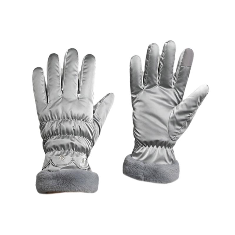 Women Warm Thickened Gloves for Bike Ridings Hiking Ski Gloves Winter Skiing Thermals Gloves Touchscreens Winter Glove