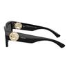 Burberry 4472U Logo Frame Irregular Sunglasses Unisex Sunglasses Black 0BE4472U