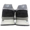 New Balance Excellent Condition Suede Low-top Sneakers, Made In the USA, Men's, Black, 9.8 Inches, U998BL Shoes 7(US) blackUsed