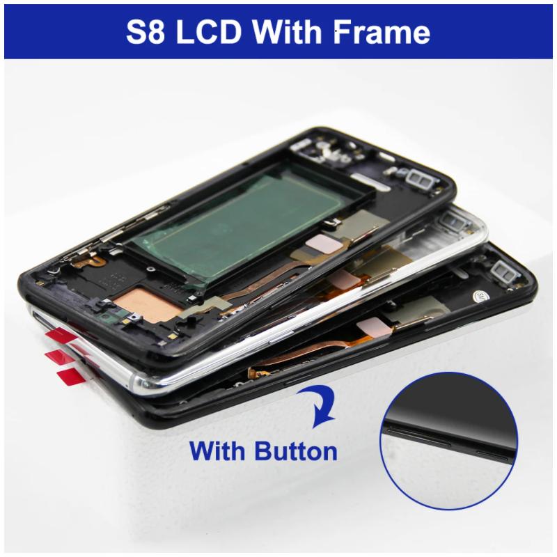 5.7" OLED With Frame For Samsung S8 G950 LCD Display with Frame Assembly