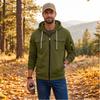 Men's Color Hooded Lightweight Jacket for Fall and Winter