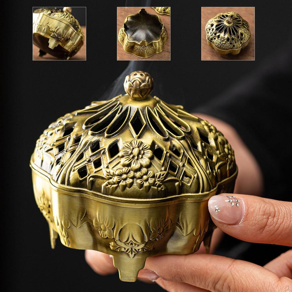Burner Holder Bowl Censer Ornament for Bookshelf Cabinet Tea Room