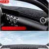 Flanell Dashmat Dashboard Abdeckung Sonnenschutz Dash Board Abdeckung Teppich Für Mercedes Benz A-Klasse W177 A160 A180 A200 A45