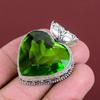 Faceted Peridot Pendant Top Quality Gemstone Jewelry Vintage Handmade Pendant 925 Sterling Silver Pendant Stylish Jewelry Engagement Gifts