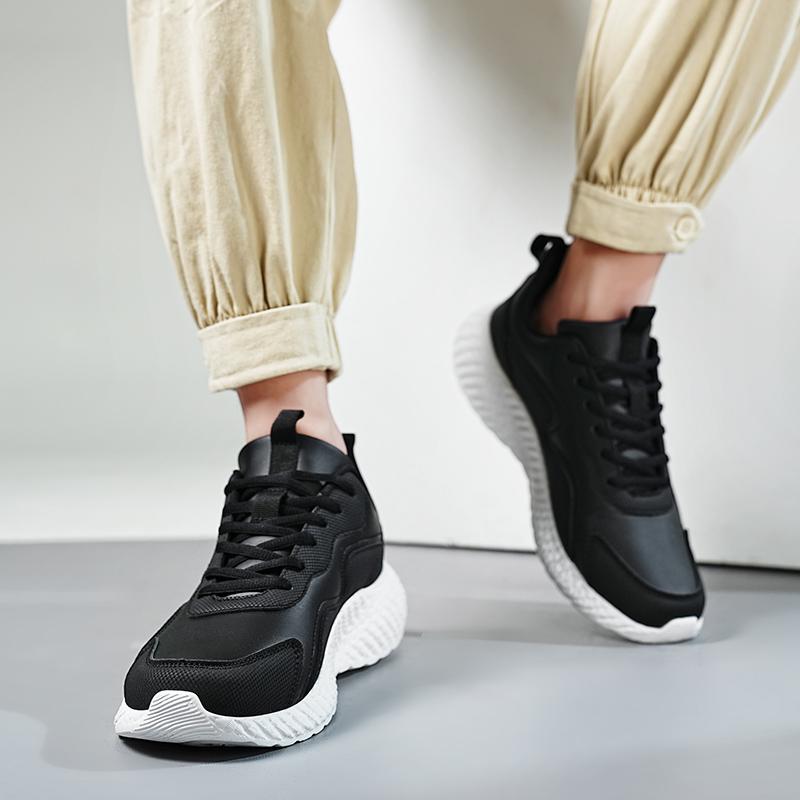 Men's Sneakers Fashion Mesh Outdoor Breathable Running Casual Shoes Comfortable Tennis Oversized Hiking Shoes White Sneakers Man