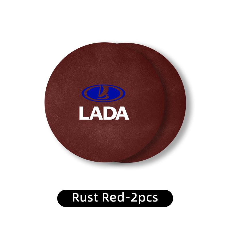 2PCS Car Coaster Cup Holder Anti-slip Accessories For Lada Vesta Niva Samara Kalina Largus Priora Xray Granta NN99