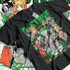 2025 Anime Haikyuu T Shirts Shoyo Hinata Printed T-shirt Summer Y2k Short Sleeve Bottom Shirt Yu Nishinoya 100% Cotton T-shirts