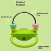 Parrot Toys Self-Entertainment Budgie Chewing Interactive Bird Perching On A Perch Playtime And As A Decoration For Parrot Cages