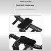 BENGGUO Bicycle Phone Mount Adjustable Silicone Elastic Strap Holder for 4.7-7.2 Inch Devices Bike Handlebar Bracket, Black