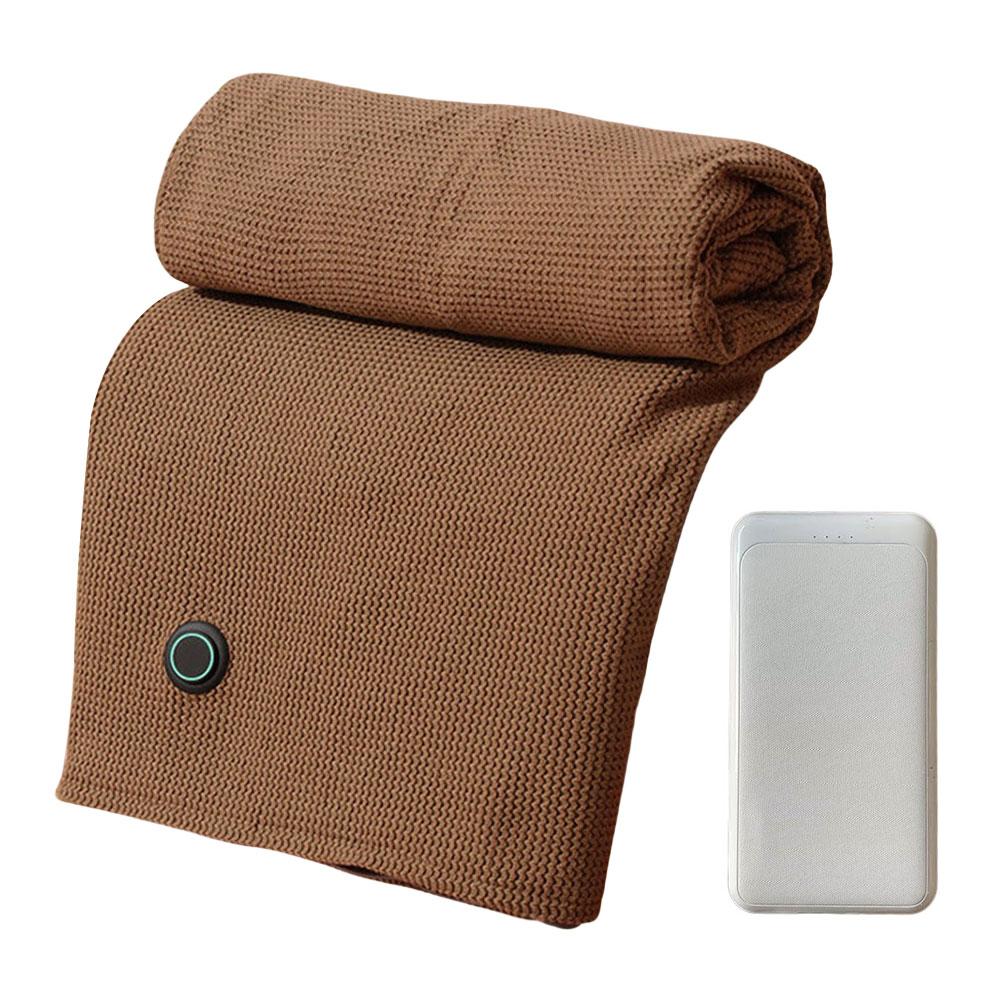 Wearable Heating Electric Blanket Shawl 3 Heating Levels USB Heated Blanket Shawl Portable Body Warmer Blanket for Home Office