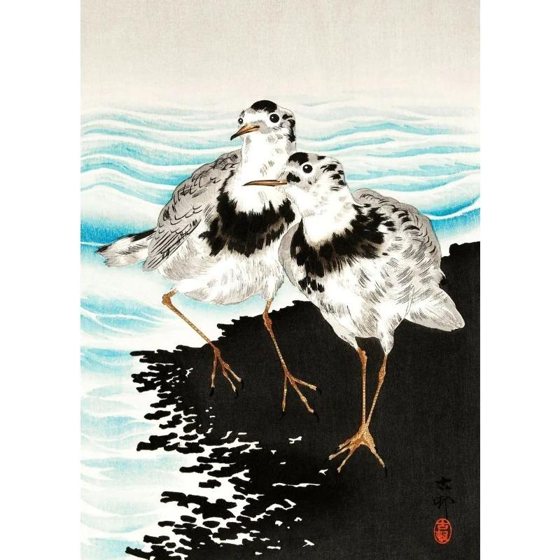 Posters And Prints Canvas Paintings Vintage Style Japanese Bird Peacock Fujiyama Retro Wall Art Pictures For Home Room Decor
