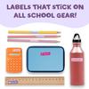 132 Personalized Name Stickers For Kids Custom Waterproof Name Labels For Bottles Lunch Boxes School Supplies