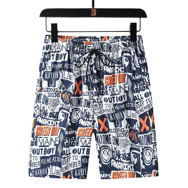 Sommer Europäische Sporthosen, Streetballhosen, Basketball Fünf-Punkt-Shorts, Strand Herren Sport Strandhosen