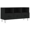 VidaXL TV Stand Black 102x36x50 Cm Engineered Wood 829029