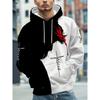 Men's Hoodie for the Autumn of  Features a Casual Fashionable and Sporty 3D Christ Jesus Pattern Print