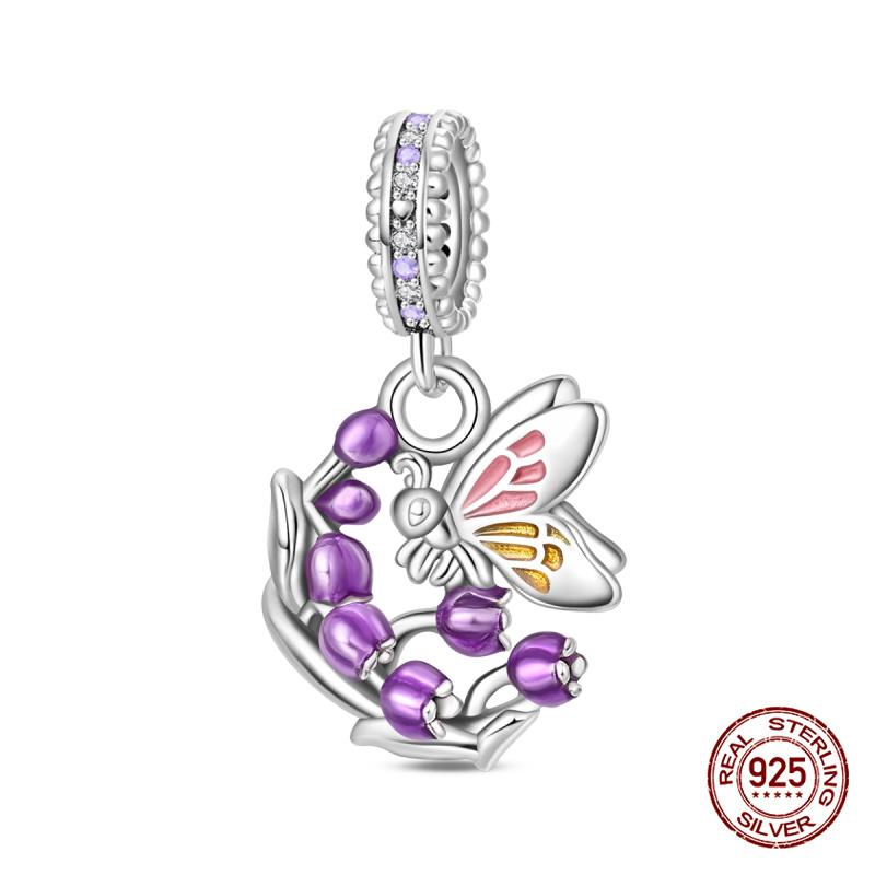 New In Charms Copper Fit 3Mm Original Bracelet Necklace Womens Sweetheart Bear Charms Beads Diy Fine Jewelry Gift