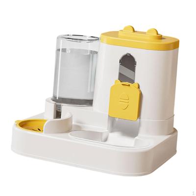 2-in-1 Automatischer Tierfutter- und Wasserspender für Katzen, Kleine Hunde, Kätzchen, für den Innenbereich