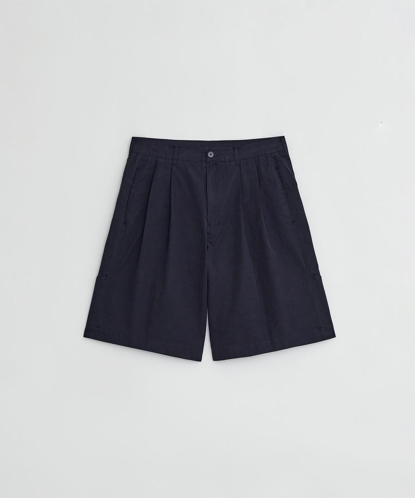 EE Cotton Cargo Half Pants Navy