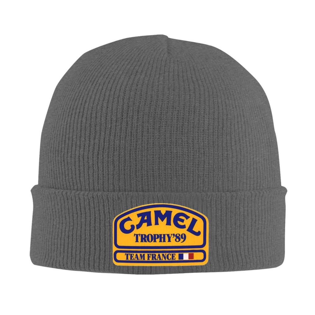 Camel Trophy Warm Knitted Cap Hip Hop Bonnet Hat Autumn Winter Outdoor Beanies Hats for Unisex Adult