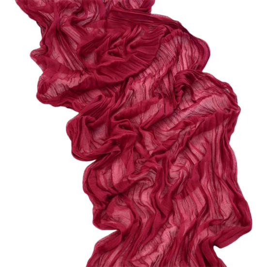 

Скатерть-дорожка с узором Бохо из марли для свадебной вечеринки Декор для обеденного стола в деревенском элегантном стиле Многоразовая, можно стирать в машине, прозрачная дорожка вино красного