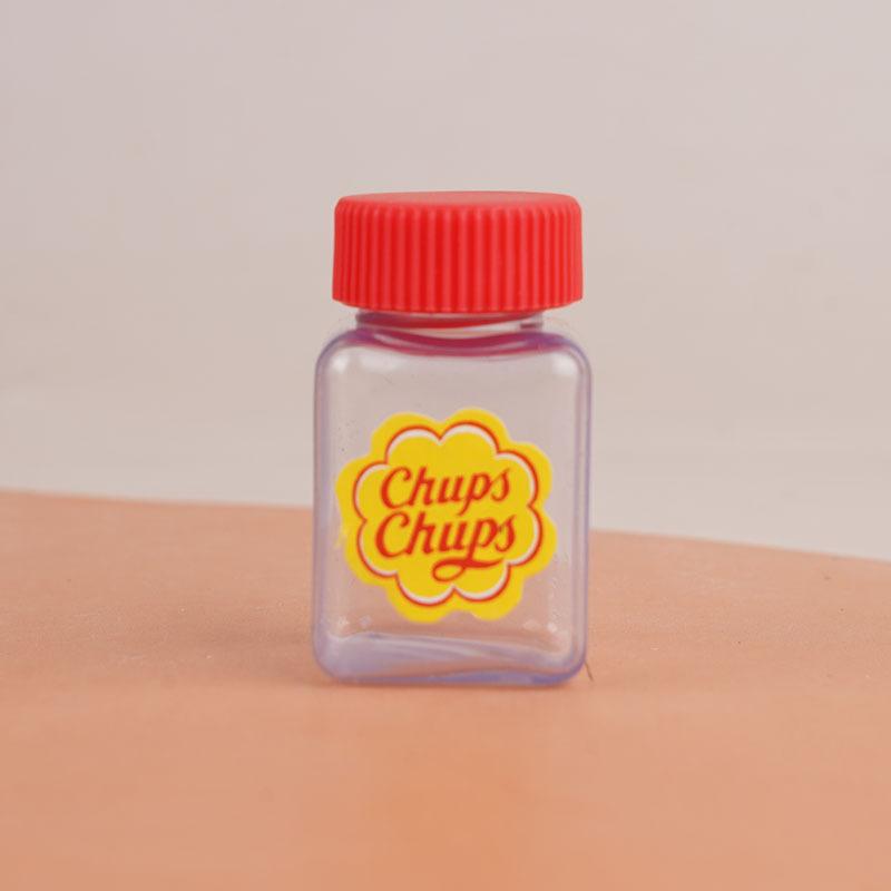 1/12 Dollhouse Kitchen Decorations, 10Pcs Miniature Empty Candy Jars, Simulation Snack Bottle Pretend Play Toys