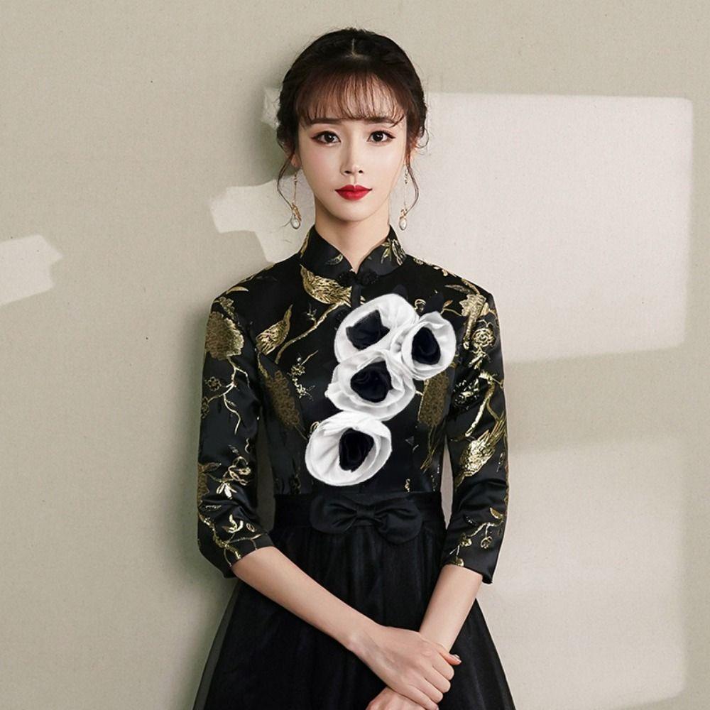 Chest Flower Clothing Patch Artificial Clothes Appliques DIY Large Flower Patch  Sewing