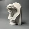 Poseidon Plaster Statue Desk Decoration Ornaments Artwork Characters Sculpture Sketching Practice Coloring Teaching Tool