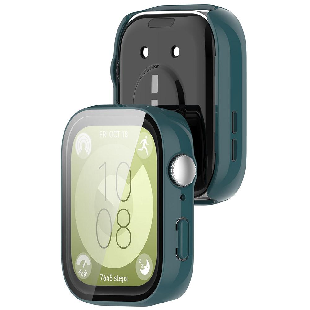 TPU / PC Glas + Hülle für Huawei Watch Fit 3 Rundum-Displayschutz Hart-Bumper für Huawei Watch Fit3 Abdeckung Schale Hüllen