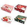 Christmas Packaging Box Party Holiday Cartoon Gift Box Christmas Candy Box Color Flip Folding Gift Box