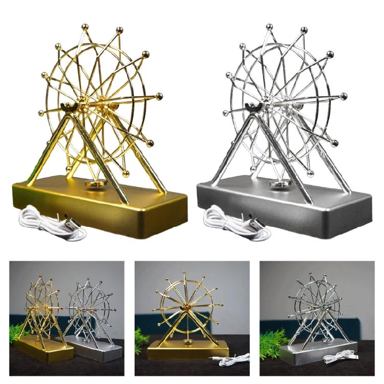 Electric Perpetuals Motion Machine Ferris Wheel Sciences Kinetics Artwork Ornament Home Decors Ferris Wheel Balance Toy