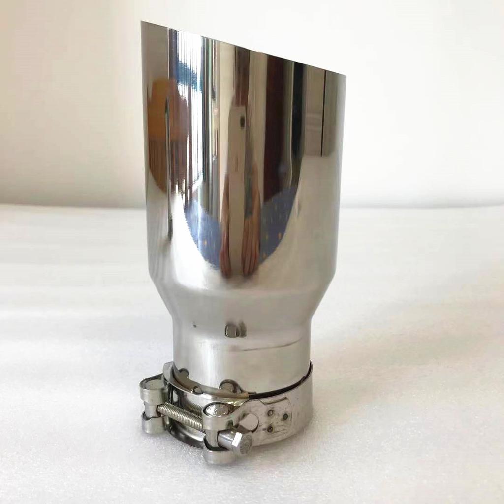 1PCS 304 Stainless Steel Universal Automobile Exhaust Pipe Muffler Car Accessorie Modification X