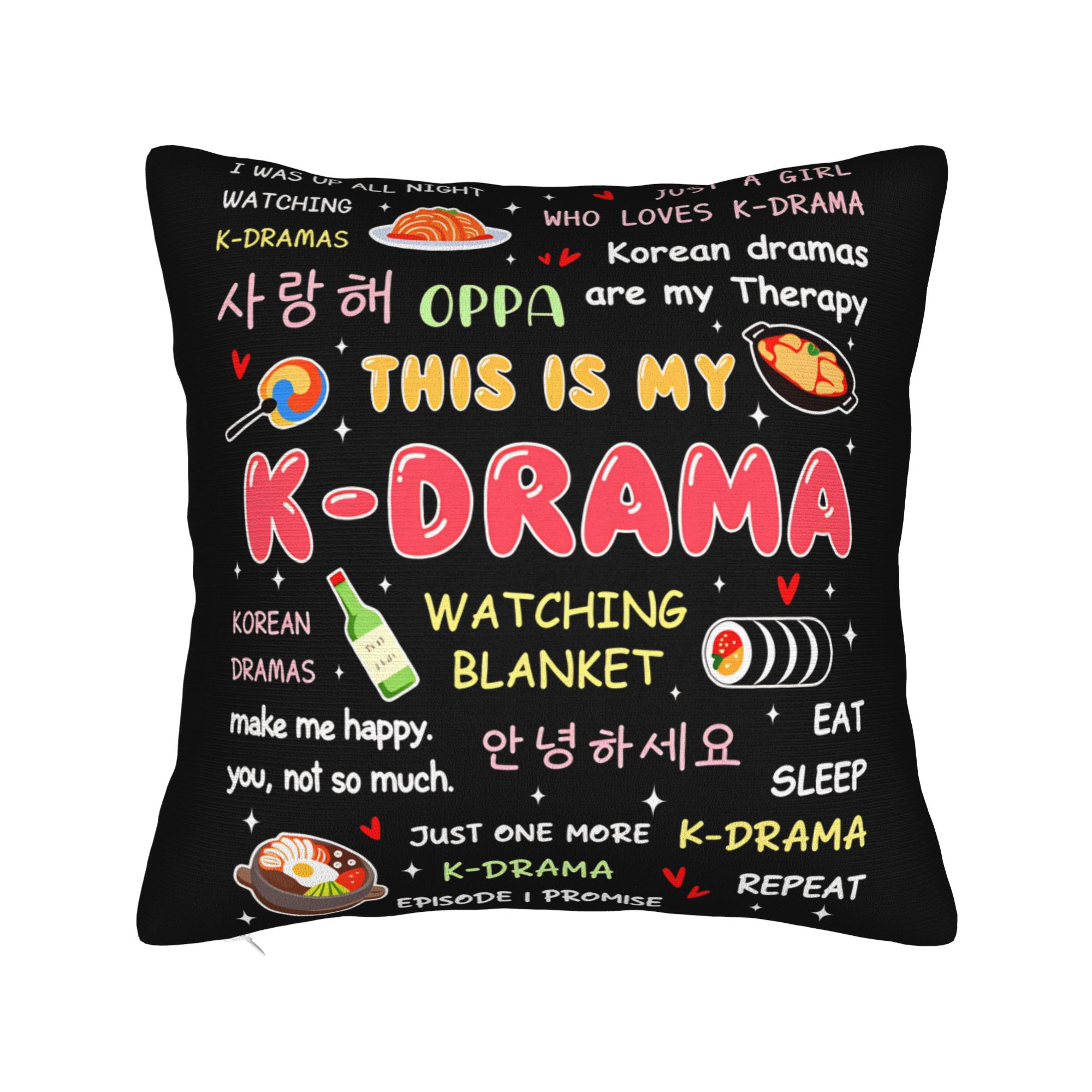 Наволочка K-Drama K Pop Корейская Мягкая Наволочка Ретро Модный Дизайн Чехол для Подушки Наволочки Для Дивана Автомобиля Домашнего Декора 40x40cm