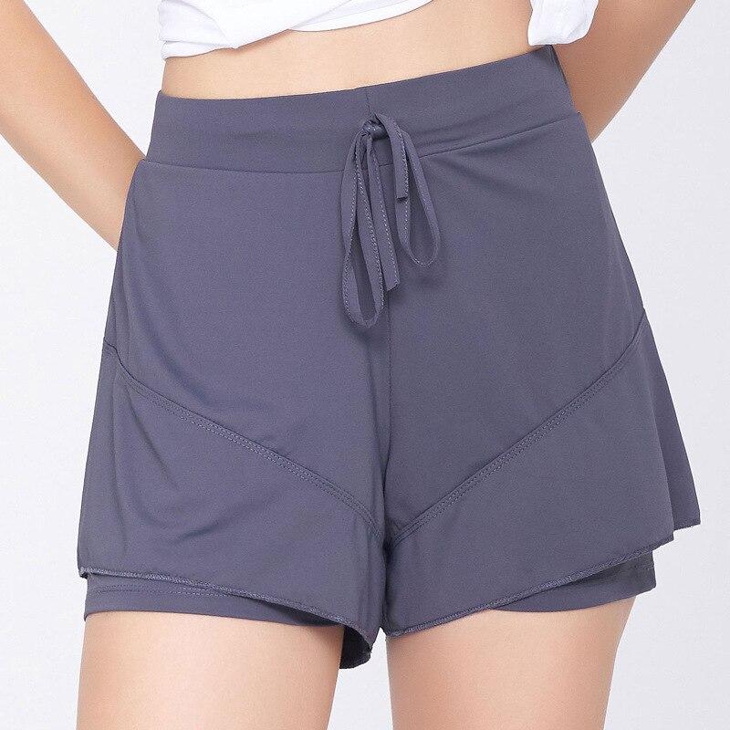 Cycling Sports Shorts Women Fitness Running Gym Yoga Shorts Anti Exposure Elastic Shorts Sportswear Elastic Waist